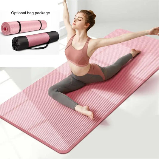 Yoga / Pilates / Exercise / Fitness / Sports Mat - 185 x 61cm (10mm / 15mm / 20mm)