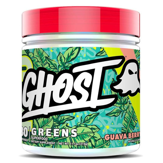 GHOST Greens Superfood Powder, Guava Berry - 30 Servings