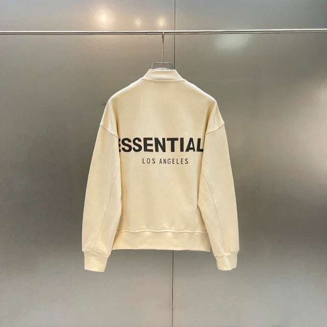 Essentials Baseball Style Jacket - Reflective letter Unisex Streetwear Coat